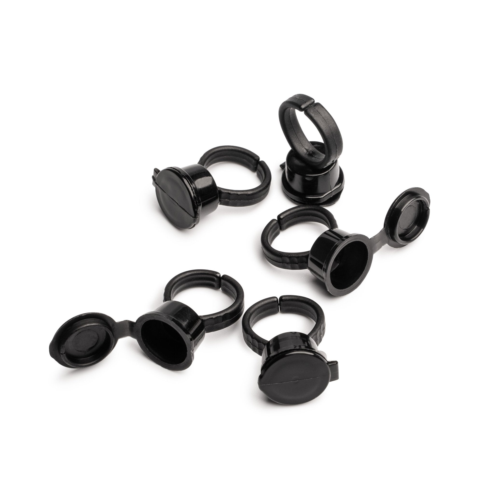 The Perma - Contenedor Ring Cup 50pcs - Negro - mrpmu