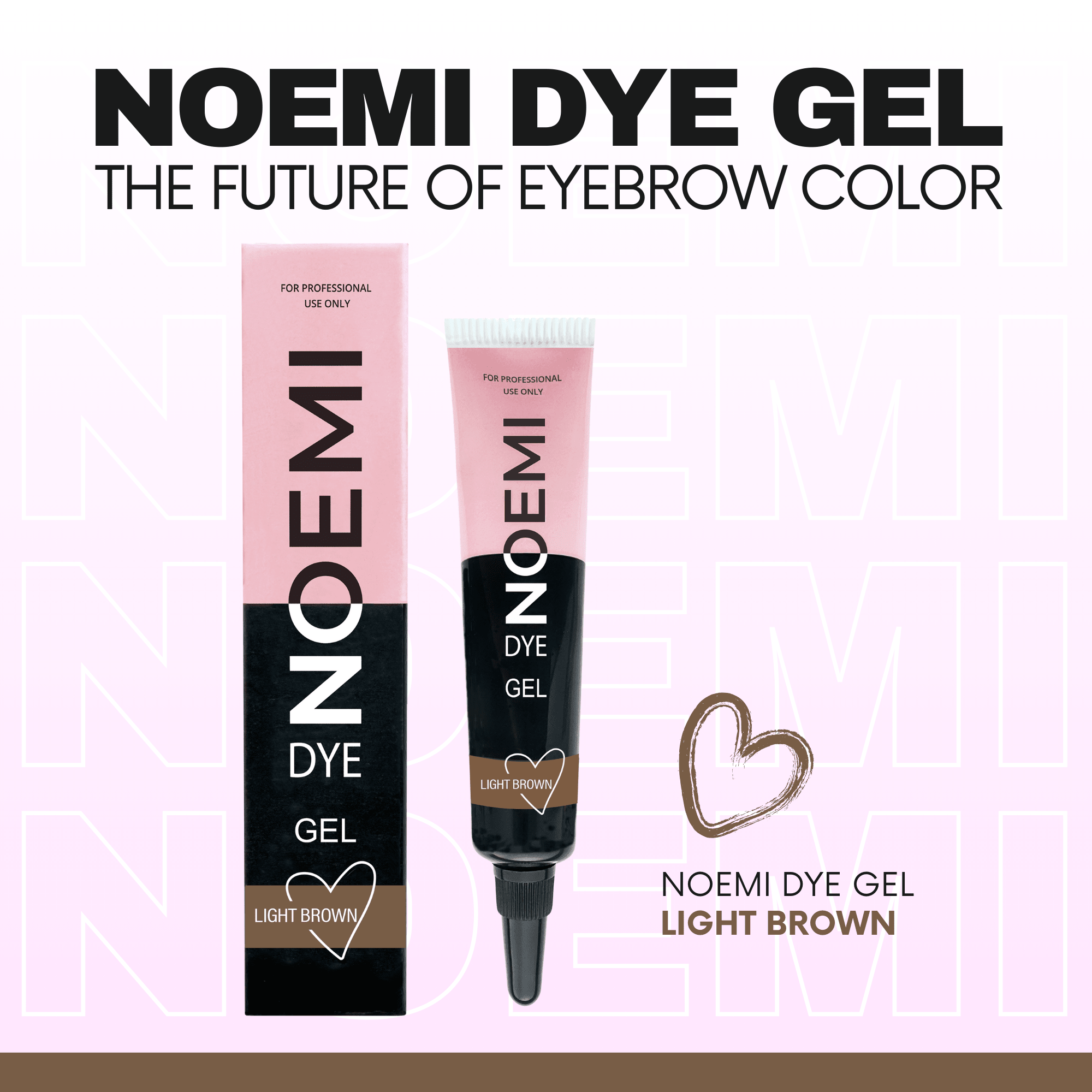 Tinta Gel para Pestañas Cejas NOEMI - Mr.PMU