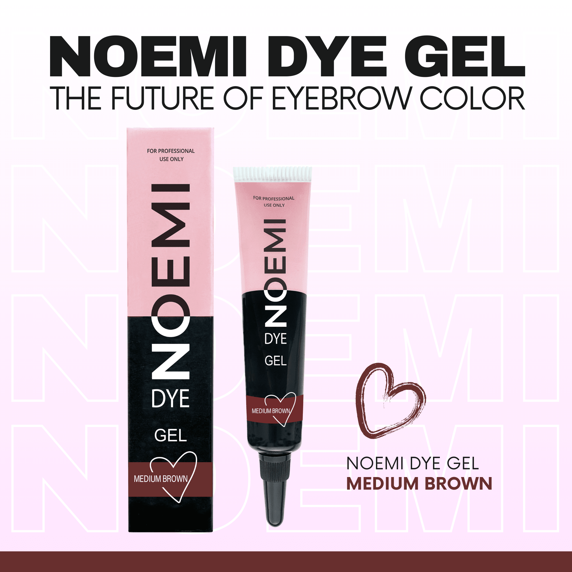 Tinta Gel para Pestañas Cejas NOEMI - Mr.PMU
