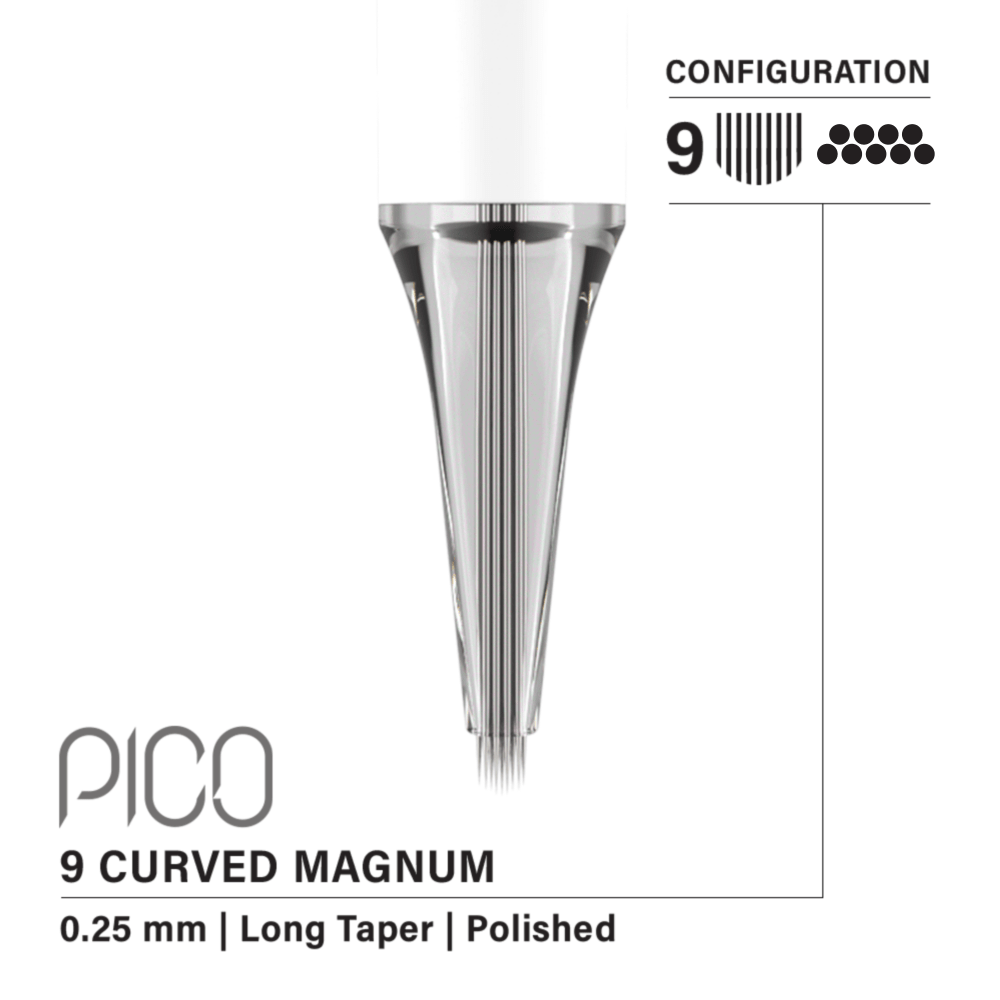 Vertix Pico - Cartuchos Magnum Curved Long Taper - 20pcs - Mr.PMU