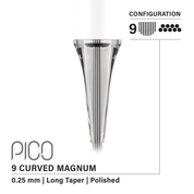 Vertix Pico - Cartuchos Magnum Curved Long Taper - 20pcs - Mr.PMU